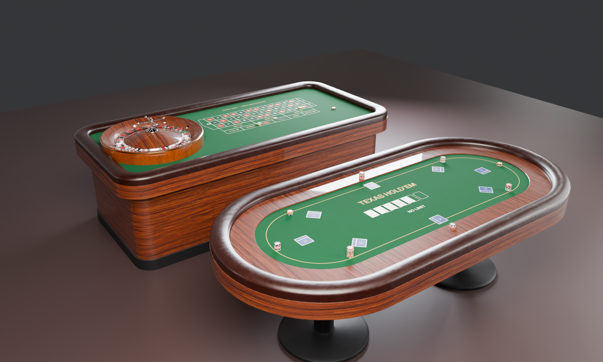 Casino Kit, Game-Ready, render 3 of 5