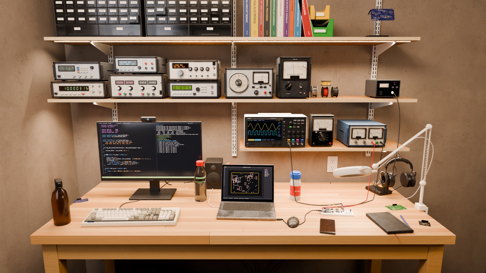 Electronics Workbench, render 2 of 7